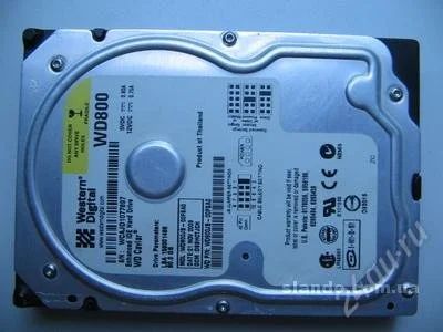 Лот: 1331777. Фото: 1. Винт Western Digital WD800. Жёсткие диски (HDD)