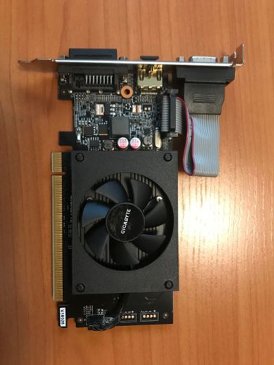 Лот: 15654526. Фото: 1. Видеокарта Gigabyte GeForce GT... Видеокарты