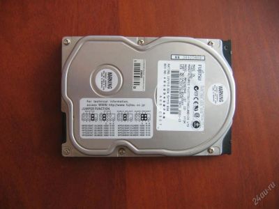 Лот: 85831. Фото: 1. IDE HDD Fujitsu 40 Gb. Жёсткие диски (HDD)