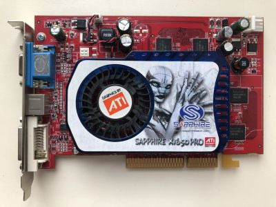 Лот: 25107303. Фото: 1. AGP 512Mb Sapphire ATI Radeon... Видеокарты
