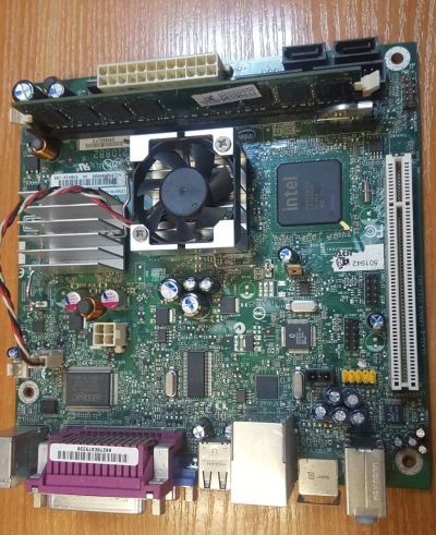 Лот: 13041727. Фото: 1. материнская плата INTEL D945GCLF2. Материнские платы