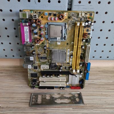 Лот: 19066684. Фото: 1. Мат.плата + Процессор Intel Pentium... Материнские платы