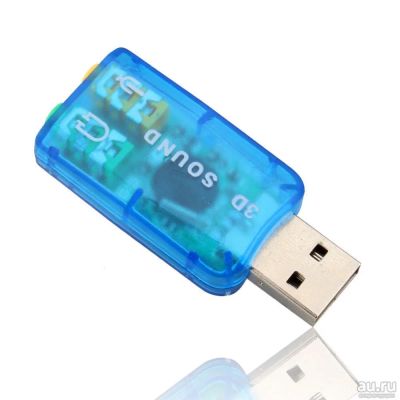 Лот: 13743481. Фото: 1. Внешняя звуковая карта USB, аудио... Звуковые карты