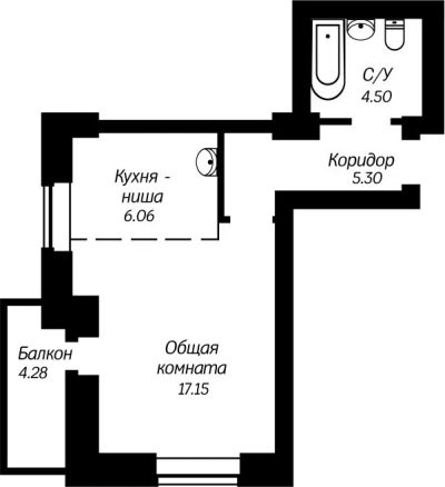 Лот: 9917210. Фото: 1. ЖК Малина 1 комнт. Квартиры, студии