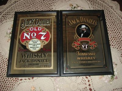 Лот: 9719255. Фото: 1. Реклама виски Jack Daniel’s зеркальные... Другое (коллекционирование, моделизм)