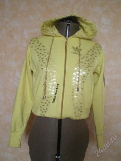 Лот: 1325262. Фото: 1. Толстовка ADIDAS р.S, одевала... Свитеры, толстовки, худи