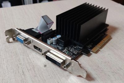 Лот: 20843769. Фото: 1. Видеокарта GeForce GT 730/2Gb... Видеокарты