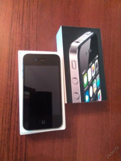 Лот: 5953471. Фото: 1. iPhone 4 8Gb black. Смартфоны