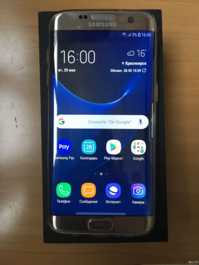 Лот: 13642950. Фото: 1. Galaxy s7 edge duos 32gb. Смартфоны