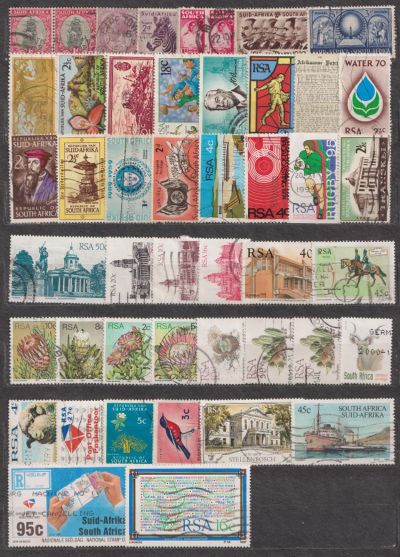 Лот: 24571934. Фото: 1. Почтовые марки Африки по 50 шт... Марки