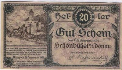Лот: 1414848. Фото: 1. Австрия. Нотгельд. 20 геллер 1920г... Германия и Австрия
