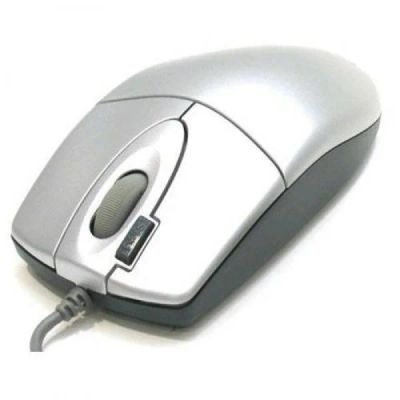 Лот: 4456383. Фото: 1. Мышь A4-Tech OP-620D Silver, USB... Клавиатуры и мыши