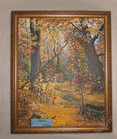 Лот: 896232. Фото: 1. Картина в раме, масло, "Осень... Другое (ручная работа)