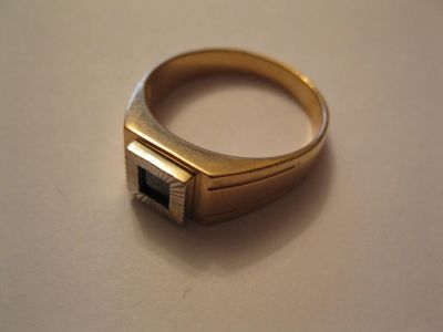 Лот: 7041711. Фото: 1. кольцо перстень печатка золото... Кольца, перстни