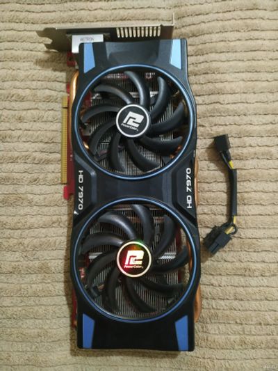 Лот: 18146021. Фото: 1. Видеокарта ATI Radeon 7970 (R9... Видеокарты