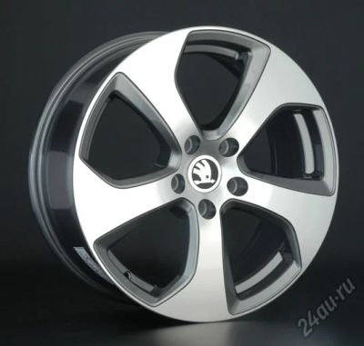 Лот: 5877870. Фото: 1. Литые диски для Skoda 6,5Jx16... Диски