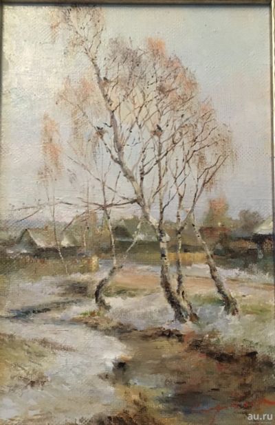 Лот: 14667914. Фото: 1. Картина "Околица". Картины, рисунки