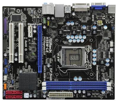 Лот: 2494706. Фото: 1. ASRock H55M-LE. Материнские платы