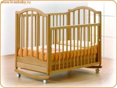 Лот: 2124264. Фото: 1. Кроватка Гандылян Лейла + матрас. Детские кровати и кроватки