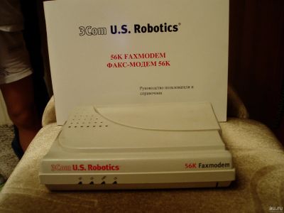 Лот: 13222157. Фото: 1. Модем 3Com U.S. Robotics 56K FaxModem. Проводные модемы