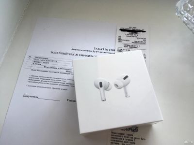 Лот: 15871466. Фото: 1. Apple AirPods Pro, РСТ, чек, гарантия... Красноярск