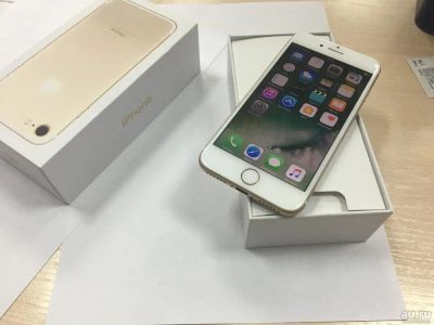 Лот: 9217882. Фото: 1. iPhone 7 Gold 256Gb. Смартфоны