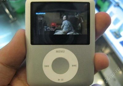 Лот: 1343001. Фото: 1. Iipod apple nano 4gb silver. Плееры