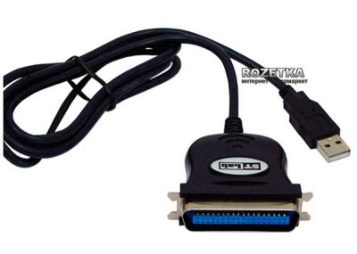 Лот: 12702315. Фото: 1. Кабель-переходник USB A - LPT... Шлейфы, кабели, переходники