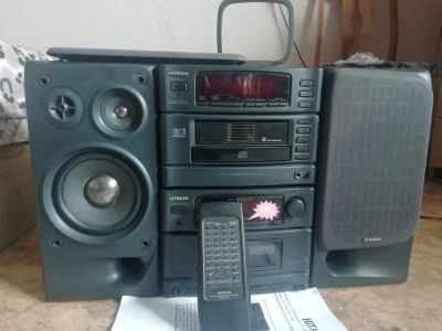Лот: 17377276. Фото: 1. Hitachi nad-15, винтаж Япония. Музыкальные центры, магнитолы