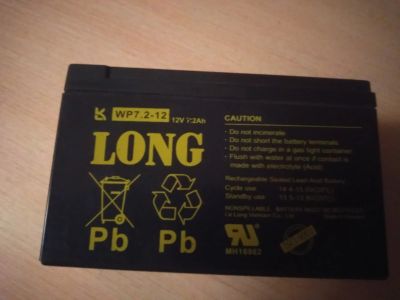 Лот: 15262470. Фото: 1. Аккумулятор ИБП long wp 7.2-12... Аккумуляторы