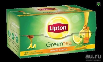 Лот: 13514900. Фото: 1. Чай зелёный мед с лимоном Lipton... Чай, кофе, какао