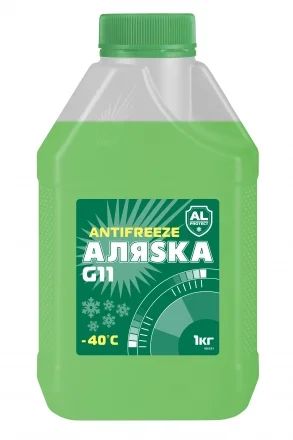 Лот: 11252889. Фото: 1. Антифриз Аляска -40 G11 green... Масла, жидкости