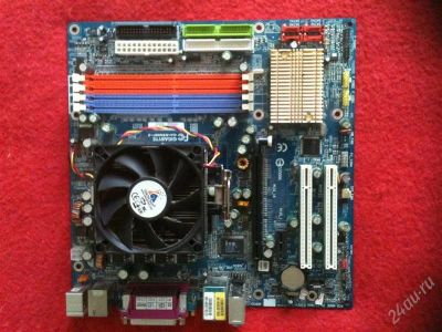 Лот: 1363344. Фото: 1. Материнская плата GigaByte socket... Материнские платы