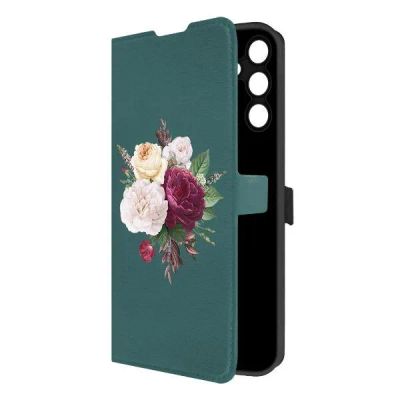 Лот: 25043813. Фото: 1. Чехол Krutoff Eco Book "Цветочная... Чехлы, бамперы
