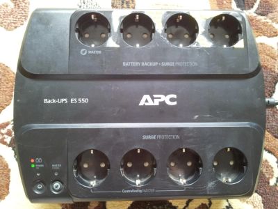 Лот: 5484887. Фото: 1. ИБП APC Back-UPS ES BE550G-RS... ИБП, аккумуляторы для ИБП