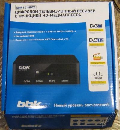 Лот: 5748937. Фото: 1. Цифровой тюнер DVB T2 , приставка... Цифровое, спутниковое ТВ