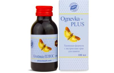 Лот: 19533429. Фото: 1. Огневка "ПЛЮС" для памяти, 100мл... Народная медицина, БАДы