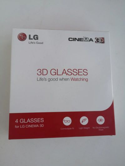 Лот: 14628366. Фото: 1. 3D очки LG четыре штуки новые. 3D-очки