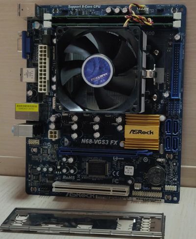 Лот: 19470806. Фото: 1. Комплект AMD FX-4100 +8Gb DDR3... Комплекты запчастей