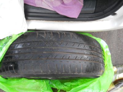 Лот: 4131537. Фото: 1. Bridgestone sneaker SNK2, 4 колеса... Шины на дисках