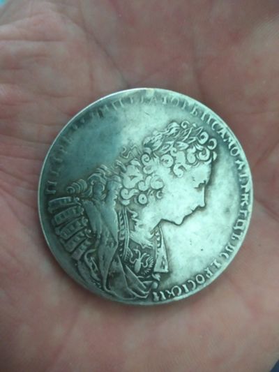 Лот: 17454492. Фото: 1. Монета рубль 1729 года. Россия до 1917 года