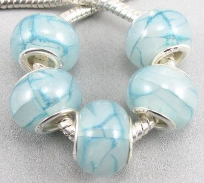 Лот: 3418302. Фото: 1. "Pandora" бусина. Посеребренная... Браслеты