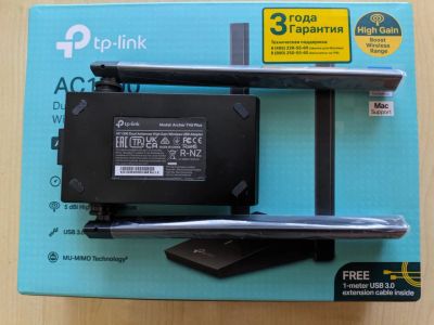 Лот: 22848986. Фото: 1. Двухдиапазонный Wi-Fi USB-адаптер... WiFi, Bluetooth адаптеры
