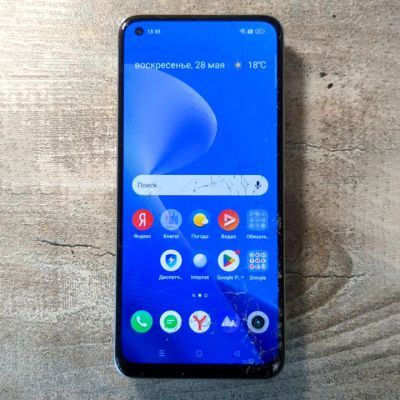 Лот: 20412443. Фото: 1. Смартфон realme 8 128 ГБ серебристый. Смартфоны