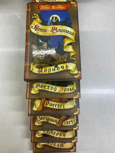 Лот: 19902800. Фото: 1. Книги коты воители 2 цикл. Художественная