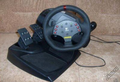 Лот: 5820202. Фото: 1. Руль для компа logitech momo racing. Рули, джойстики