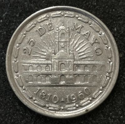 Лот: 23363681. Фото: 1. 1 песо 1960 года. Аргентина. 150... Америка