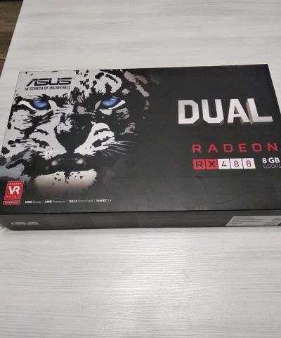 Лот: 17272252. Фото: 1. asus amd radeon rx 480 8Gb 256... Видеокарты