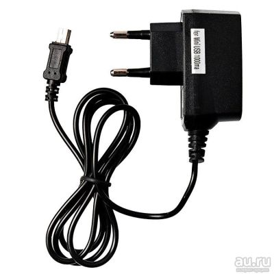 Лот: 12749571. Фото: 1. Сетевая зарядка Glossar miniUSB... Зарядные устройства, блоки питания, адаптеры сетевые для смартфонов