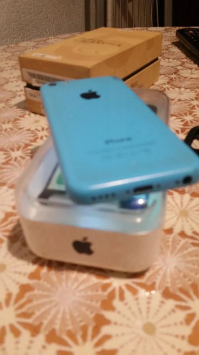 Лот: 11581327. Фото: 1. iPhone 5c, 16 gb, blue. Обмен... Смартфоны